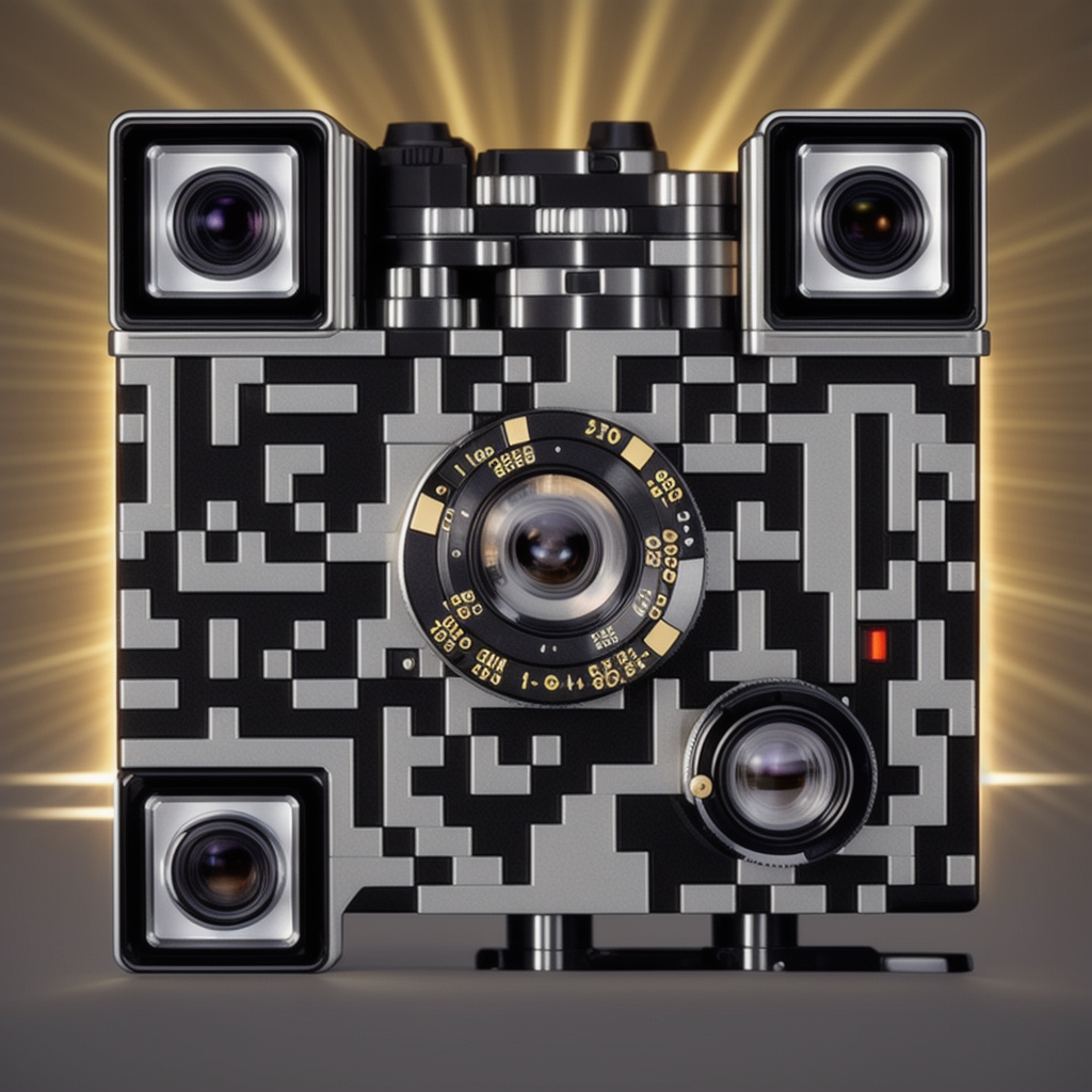 AI QR Art — Film camera